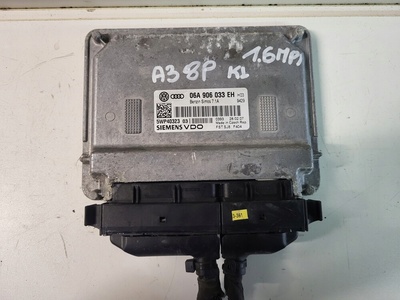 06A906033EH блок управления двигателя audi a3 8p 1.6 mpi