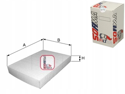S3149C sofima s 3149 c фильтр , вентиляция przestrzeni pasażerskiej