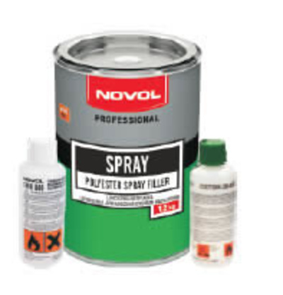 Szpachlówka natryskowa novol spray бежевая 1 , 2 кг