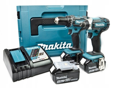 Wkrętarka makita питание akumulatorowe 18 v dlx2127tj1