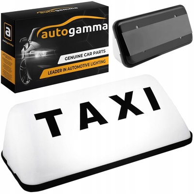Lampa TAXI LED Kogut z Magnesem Ledowa Zapalniczka Kolor Biały фара такси светодиодный петух с magnesem ledowa зажигалка цвет белый