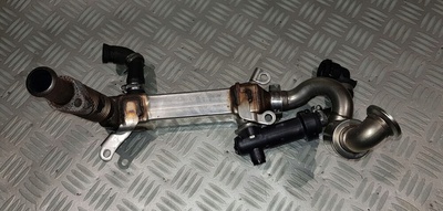 7790065 bmw e60 e70 e90 3.0 d m57n2 радиатор выхлопных газов системы рециркуляции ог трубки термостат