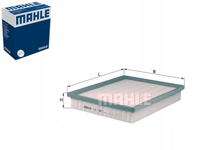 LX1467 mahle lx 1467 фильтр воздушный