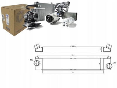 NIS96623 интеркулер nissens 0384k1 1347700080