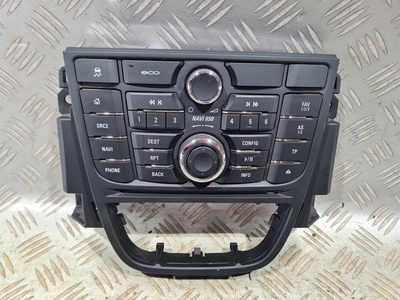 13406665J панель управления радио навигацией навигация 650 opel astra j
