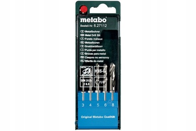 Комплект wierteł metabo 627112000 5 элементов