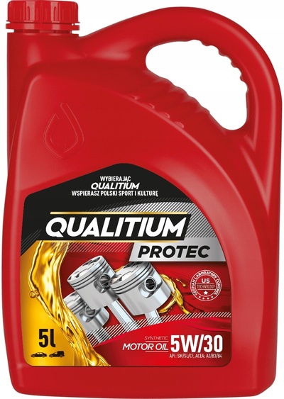 Масляный syntetyczny qualitium protec 5w30 5 л 5w - 30