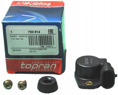 700814 topran 700 814 датчик , установка дроссельной заслонки