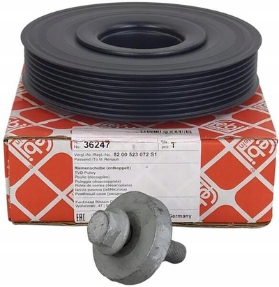 36247 febi bilstein шкив , вал коленчатый
