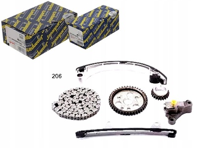 KDK206 japanparts kdk - 206 комплект цепи грм