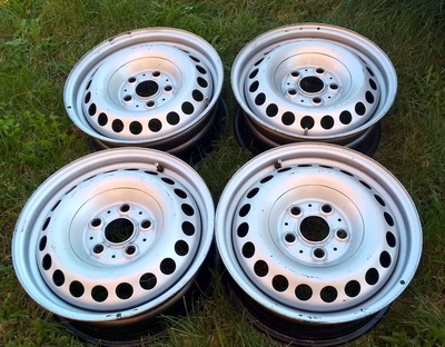 4× колесо штампованное volkswagen oe 6.5 