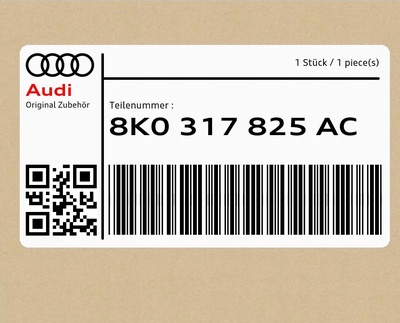 8K0317825ACINTRAD вывода масляный audi a4 a5 q5