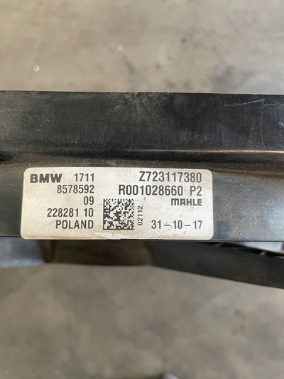 MRT17428645860 вентилятор радиатор bmw x2 f39 2 f45 x1 f48 мини f55 f56 f57 f60