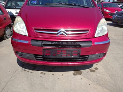 0412 citroen xsara пикассо n68 рестайлинг 04 - 12 бампер передняя передний бордовый ekqd