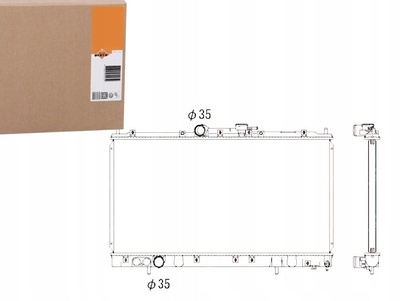 NRF53312 радиатор двигателя nrf mr212454 mr281667 mt2122 116