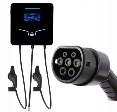Станция зарядки ev wallbox для автомобилей электрических прошедшие typ2 44kw