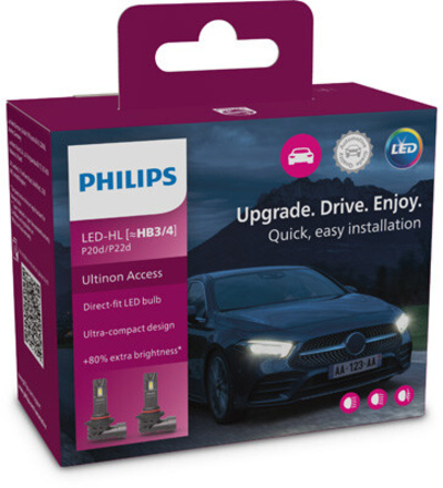 LUM11005U2500C2 лампы philips ultinon access hb3 / 4 20 в 2 szt.