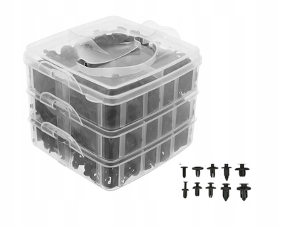 PUDEŁKO620 штифты крепеж клипсы автомобильные 620 шт