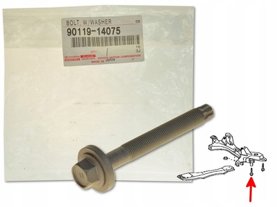 9011914075 toyota oe 90119 - 14075 болт крепежный kołyskę двигателя