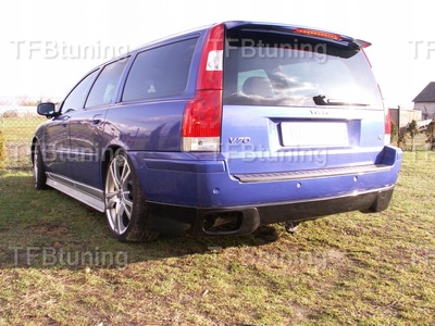 SPOILER TYŁ V70 TFB спойлер юбка бампера задняя volvo v70 2004 - 2007 tfb тюнинг