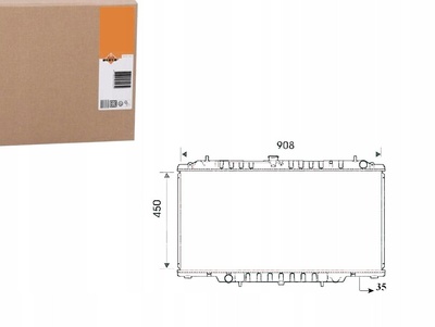 NRF53830 nrf радиатор двигателя 21410vb301 21410vb200 21410v