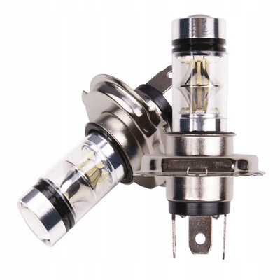 H48X2525Glass светодиодный h4 лампы фара hb2 cree лампа 8000lm 6500k