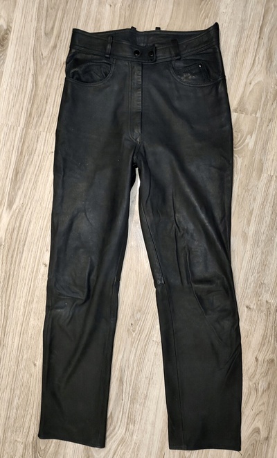 Cromwell spodnie motocyklowe кожаные 44 женские