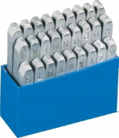 Znaczniki alfabet litery numeratory gravurem бета a - z 10mm