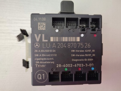 A2048707526 блок дверь левый передняя водителя мерседес glk x204 европа