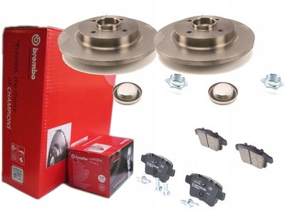 P6108508.A729.17 2× brembo 08.a729.17 диск тормозной колодки тормозной brembo п 61 085 комплект задняя 27c371