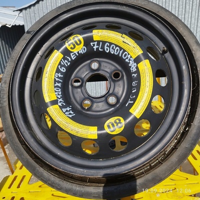 Колесо подъездные r17 5x120 et40 7l6601027b touareg 7l dojazdówka vag запас