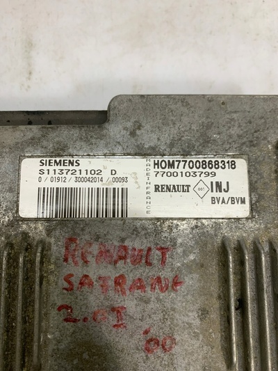 S113721102D блок управления двигателя 7700868318 7700103799