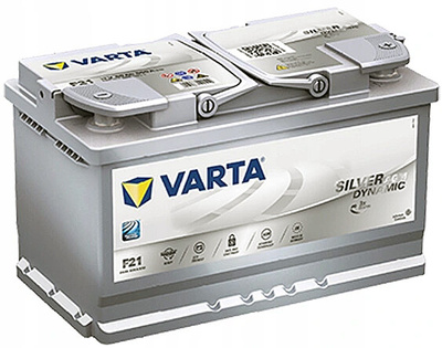 580901080D852 аккумулятор varta сильвер agm 80ah 800a f21