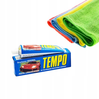 Комплект для polerowania паста tempo mikrofibra