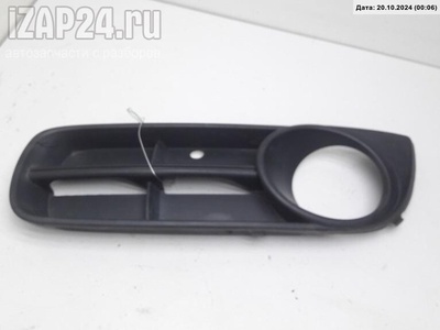 5j0853665 Решетка (заглушка) в бампер Перед. L Skoda Roomster 2006