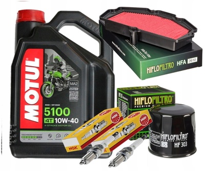 HFA26105100 hfa2610 motul 5100 4l hfa2610 ngk cr9eia x2 kawasaki en650 vulcan 15 - 22