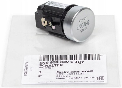 5N0959839C3Q7 кнопка start - stop гольф плюс sharan 7n tiguan 5n