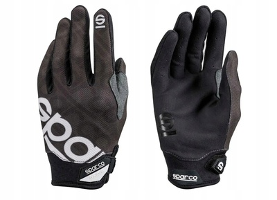 Перчатки sparco meca - 3 черные 8 !