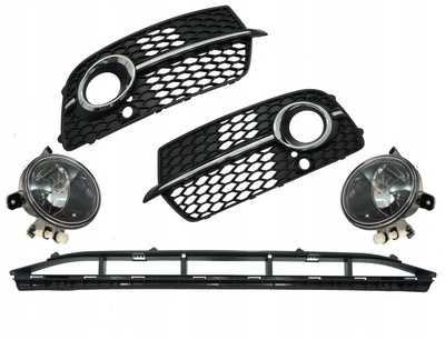 8R0807647B решётка решетки бампера светодиодная audi q5 8r рестайлинг s - line 12 - 16r комплект