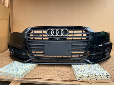 4G0807437 audi a6 c7 рестайлинг s line бампер решетка pdc ly9b оригинал передняя ab