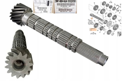 2316.CA вал промежуточный ducato jumper boxer 2.2 / 2.3 оригинальный