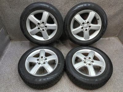 Мерседес w245 колёса алюминиевые колёсные диски шины зима r16 5x112 et48 6 6j b класса а класса