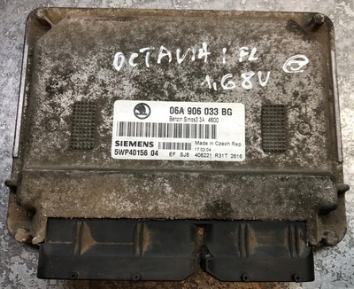 06A906033BG skoda октавия i рестайлинг 1.6 8v блок управления двигателя