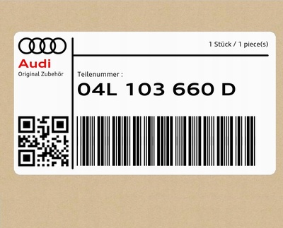 04L103660DINTRAD крышка раковина масло audi a3 q3