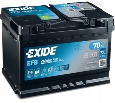 EL700 exide efb 70ah720a start - stop świeża доставка