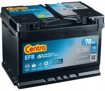 CL700 Akumulator Centra Start Stop 70Ah 720A P