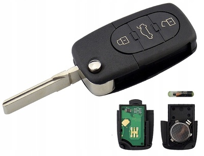 8Z0837231 KOMPLETNY KLUCZYK Z ELEKTRONIKĄ AUDI A3 A4 A6 A8