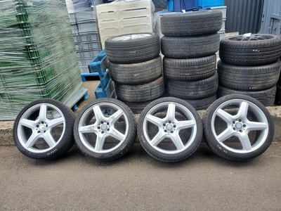 Mercedes - benz cl s w221 c216 a2214012402 amg r20 ustaw алюминиевые