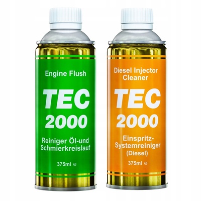 Комплект для очистки форсунок tec - 2000 375 мл płukanka для двигателя tec2000 engine flush 375ml