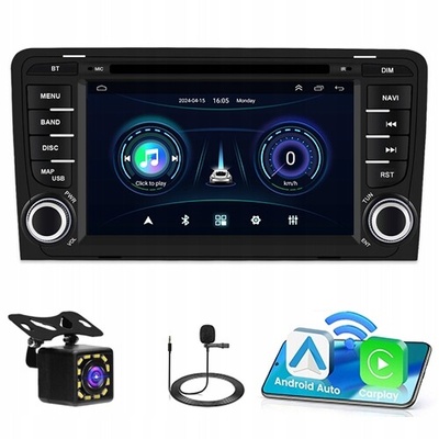 Радио навигация gps audi a3 8p 2003 - 2012 android 2gb 64gb